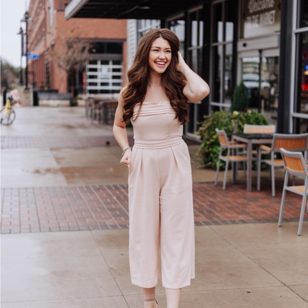 Selfie Leslie Blush Jumpsuit